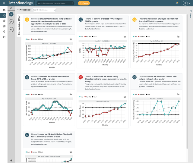 Chief Marketing Officer Intentions
